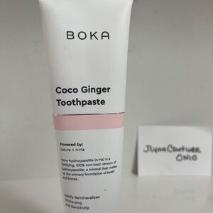 Boka Coco Ginger Natural Toothpaste,Nano-hydroxyapatite for strong teeth whiten